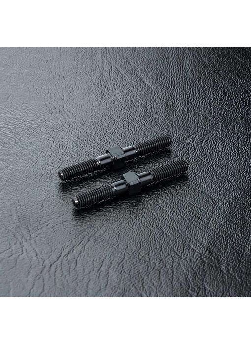 MST Alum. Turnbuckle φ3x28mm (2) / Black - DISCONTINUED