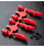 MST Brake Calipers (4pcs) / Color: Red