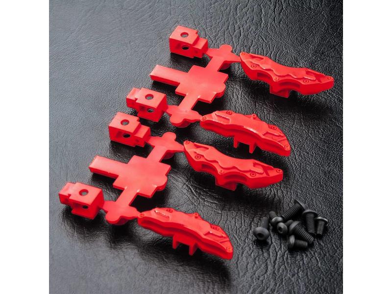 MST Brake Calipers (4pcs) / Color: Red