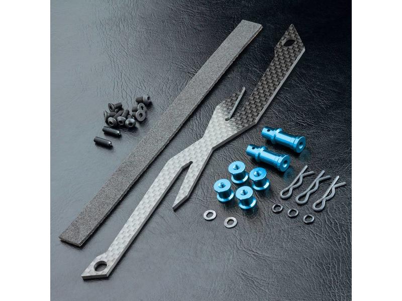 MST XXX Adjustable Carbon Battery Strap / Color: Blue