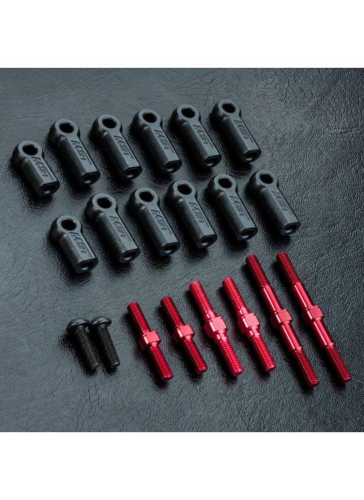 MST RMX 2.0 S Turnbuckle Shaft Set / Red