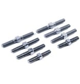 MST MS & FS Turnbuckle Shaft Set (2x20mm -  4x25mm - 2x28) / Color: Silver