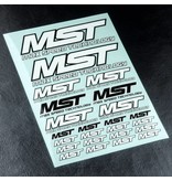 MST MST Sticker / Color: White-Black