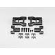 Aluminum Adjustable Rear Short H-Arm Set - Black Edge Design