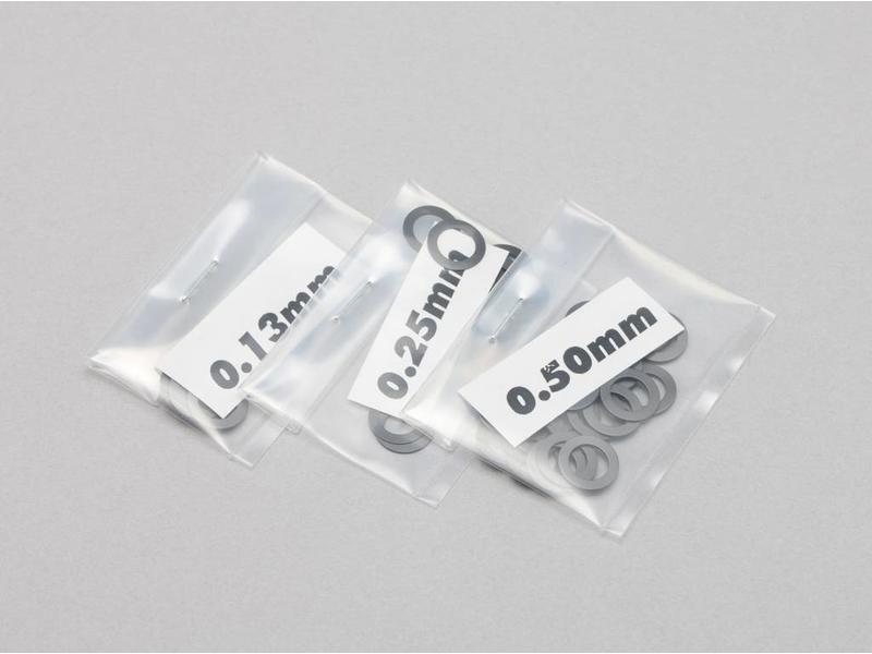 Yokomo ZC-S60 - Spacer / Shim Set φ6.0mm (0.13mm / 0.25mm / 0.50mm x 20)