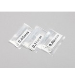Yokomo ZC-S60SA - Stainless Spacer / Shim Set φ6.0mm (0.05mm / 0.10mm / 0.20mm x 10)