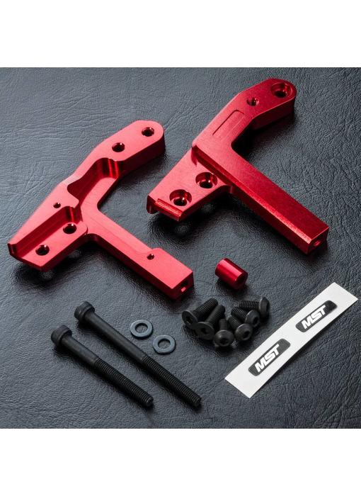 MST RMX 2.0 Alum. Rear Upper Deck Support / Red - DISCONTINUED