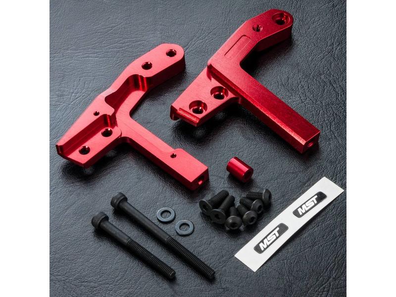 MST RMX 2.0 Aluminium Rear Upper Deck Support / Color: Red