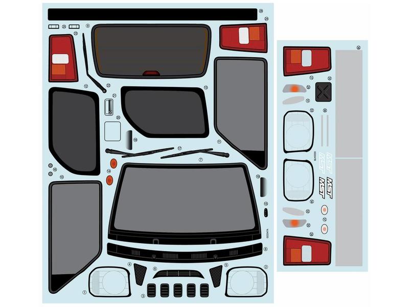 MST J3 (Suzuki Jimny) Body Clear