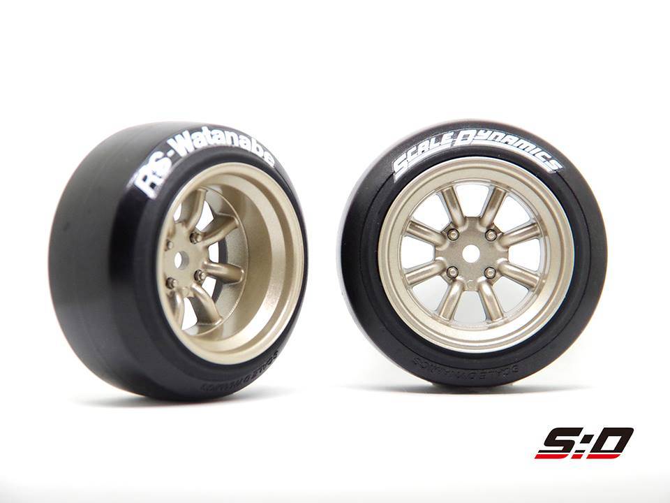 Scale Dynamics 10112 V16D RS Watanabe Gold 12mm Offset (2pcs