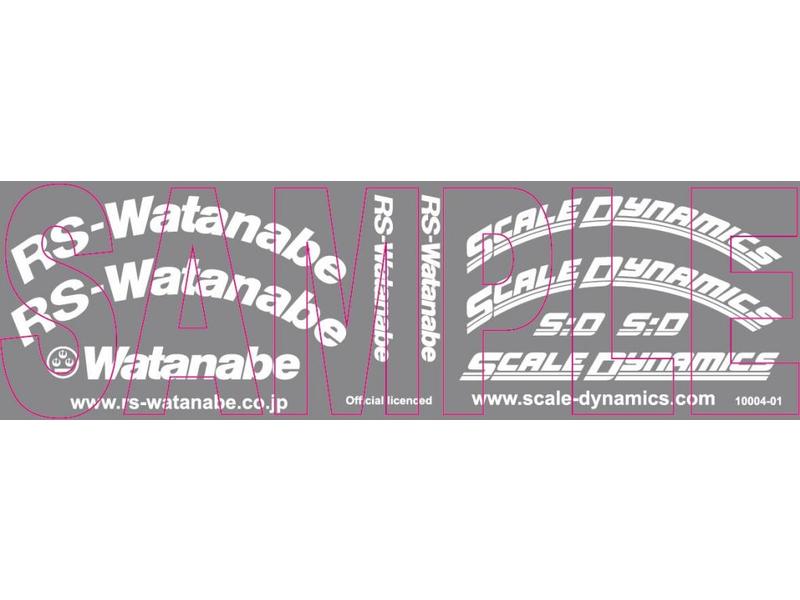 Scale Dynamics 10110 - V16D RS Watanabe - Black (Gunmetallic) - 12mm Offset (2pcs)