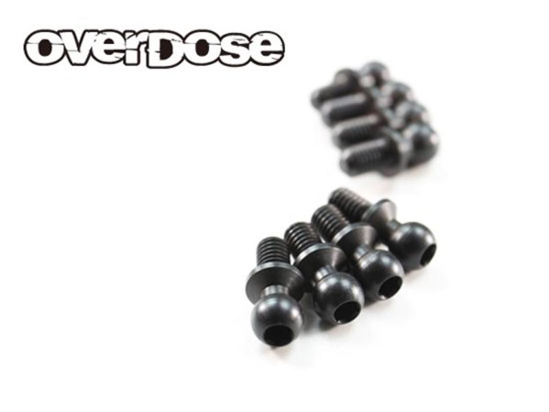 Overdose Ball Stud φ4.3mm x 5mm for Vacula, Divall (8pcs)