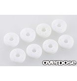 Overdose Machined POM Resin Shock Piston Set for HG Shock (φ0.5x5/φ0.5x6/φ0.6x5/φ0.6x6)