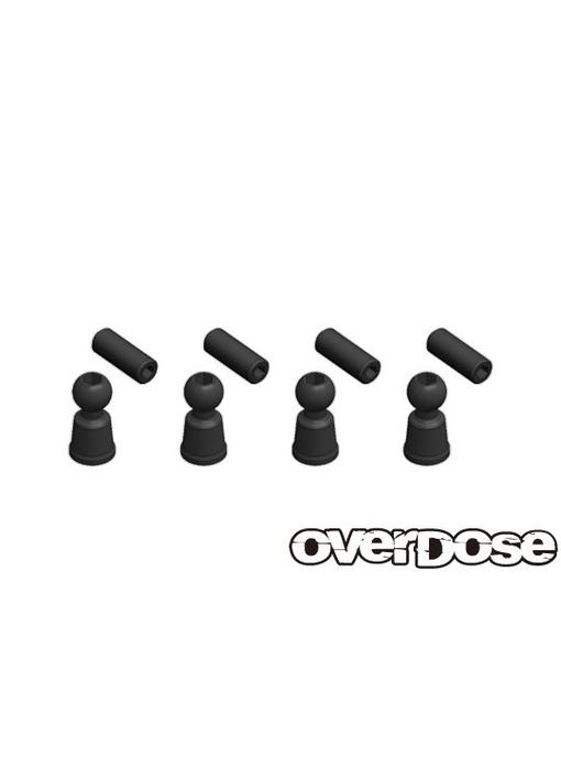 Overdose φ4.3mm Ball Stud (4mm Long)