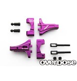 Overdose Adjustable Front Suspension Arm Type-2 for OD / Color: Purple