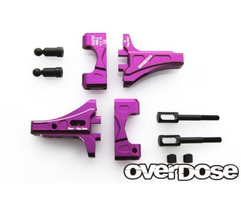 Overdose Adj. Front Suspension Arm Type-2 for OD / Purple