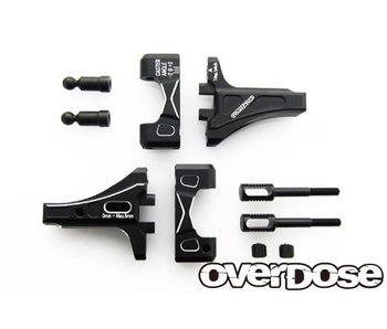 Overdose Adj. Front Suspension Arm Type-2 for OD / Black