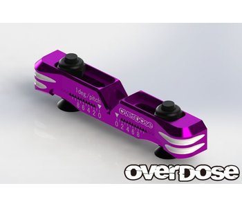 Overdose Adj. Alum. Suspension Mount Type-2 for OD / Purple