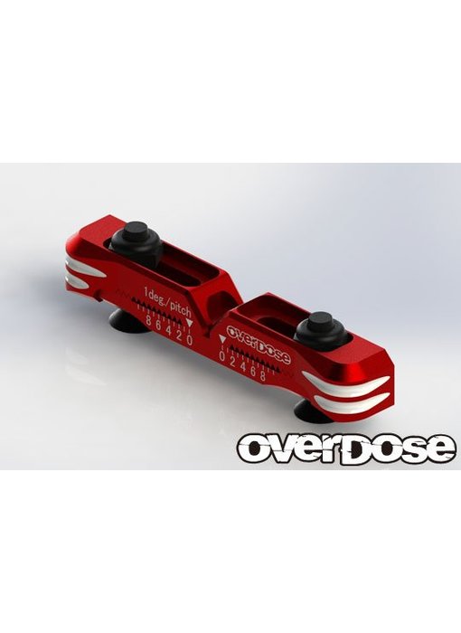 Overdose Adj. Alum. Suspension Mount Type-2 for OD / Red