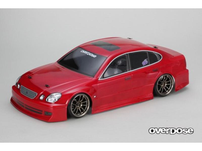 Overdose Toyota Aristo JZS161 Sessions Ver. Clear Body (195mm/Decal/Masking/Light Bucket)