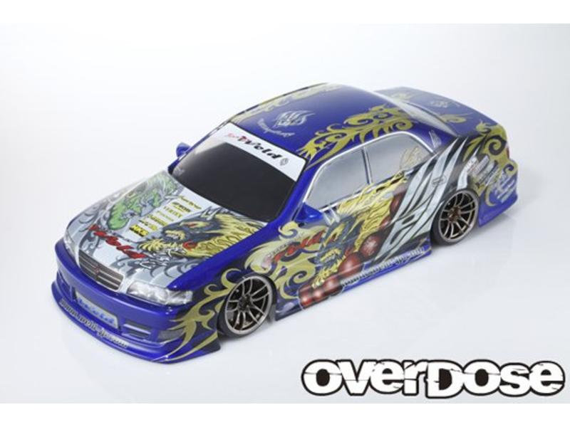 Overdose Toyota Chaser JZX100 Clear Body & Weld FujinRaijin Graphic Decal Set