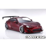 Overdose Scion Weld FR-S Clear Body (F:196mm/R:200mm/Decal/Masking/Light Bucket/Wing)