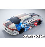 Overdose Toyota Mark II JZX100 Clear Body & Team Kenji with Tomei Powered Graphic Decal Set