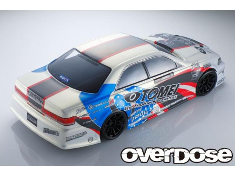 Overdose Toyota Mark II JZX100 Clear Body & Team Kenji with Tomei Powered Graphic Decal Set