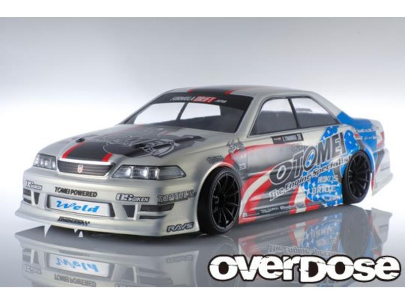 Overdose Toyota Mark II JZX100 Clear Body & Team Kenji with Tomei Powered Graphic Decal Set