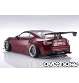 Overdose Scion Weld FR-S Clear Body (F:196mm/R:200mm/Decal/Masking/Light Bucket/Wing)