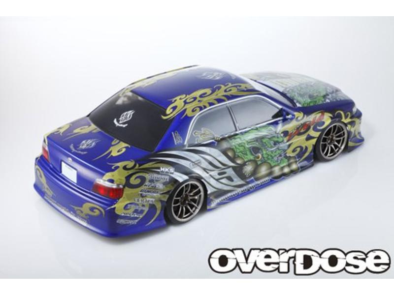 Overdose Toyota Chaser JZX100 Clear Body & Weld FujinRaijin Graphic Decal Set