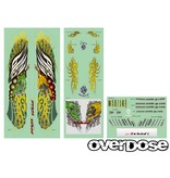 Overdose Toyota Chaser JZX100 Clear Body & Weld FujinRaijin Graphic Decal Set