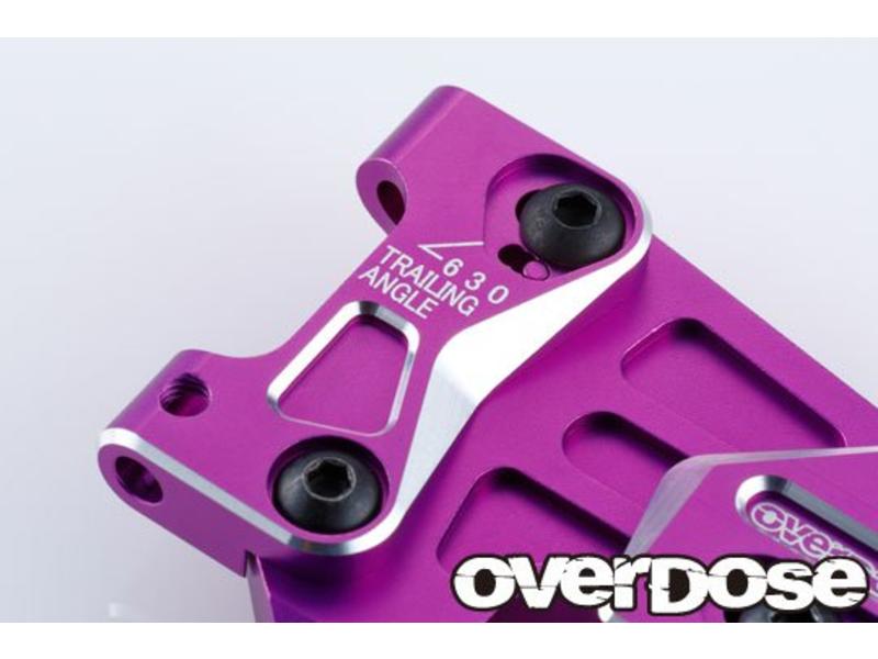 Overdose Adjustable Aluminium Rear Suspension Arm Type-2 for OD / Color: Red