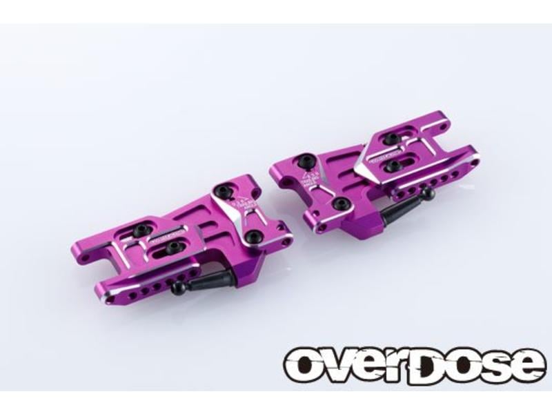 Overdose Adjustable Aluminium Rear Suspension Arm Type-2 for OD / Color: Purple