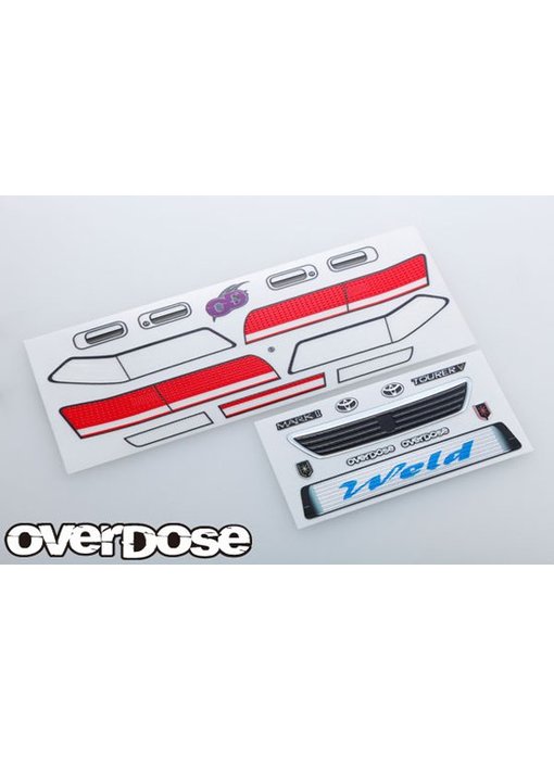 Overdose 3D Graphic Series Light & Emblem Set for OD Toyota Mark II JZX100