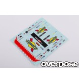 Overdose Masuda☆Racing Graphic Decal Set - DISCONTINUED