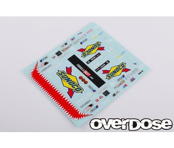 Overdose Masuda☆Racing Graphic Decal Set - DISCONTINUED