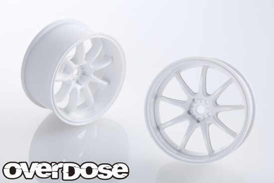 Overdose D9R Wheel - White Overdose D9R Wheel - White