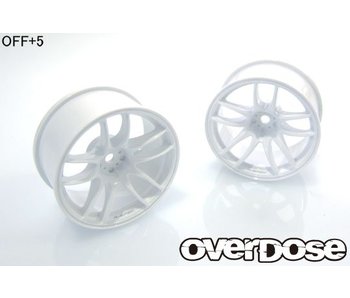 Overdose R-SPEC Work Emotion CR Kiwami / White / 5mm (2)