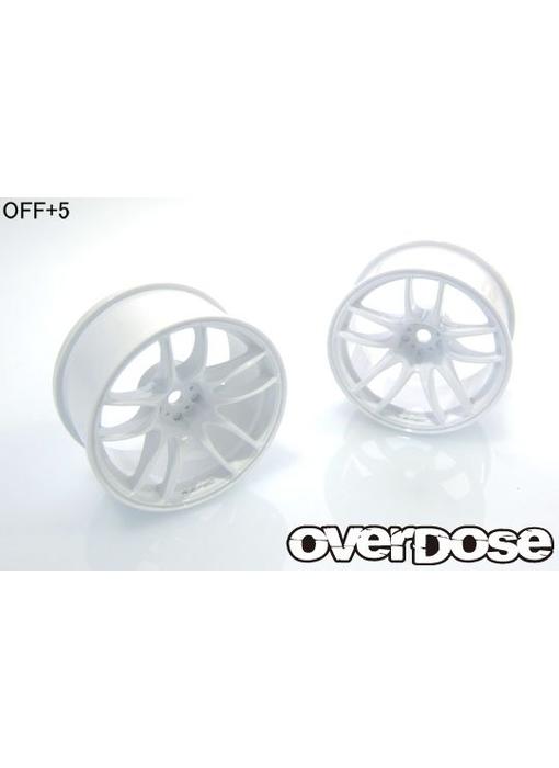 Overdose R-SPEC Work Emotion CR Kiwami / White / 5mm (2)