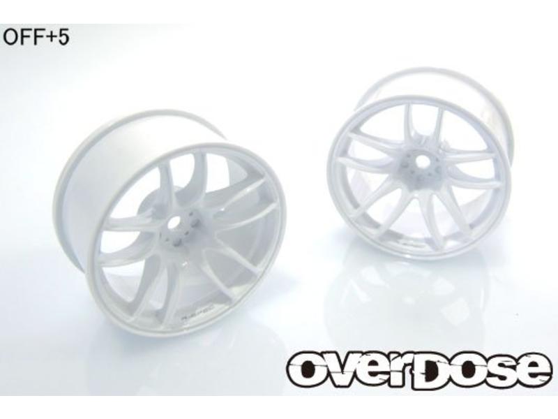 Overdose R-SPEC Work Emotion CR Kiwami / Color: White / Offset: 5mm (2pcs)