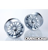 Overdose Work XSA 05C / Color: Chrome / Offset: 7mm (2pcs)