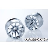 Overdose Rays Gram Lights 57Transcend / Color: Chrome / Offset: 7mm (2pcs)