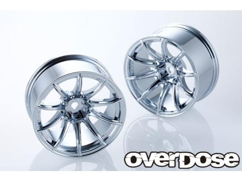 Overdose Rays Gram Lights 57Transcend / Color: Chrome / Offset: 7mm (2pcs)