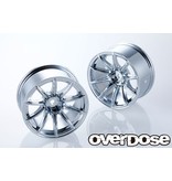 Overdose Rays Gram Lights 57Transcend / Color: Chrome / Offset: 5mm (2pcs)