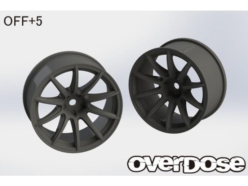 Overdose Rays Gram Lights 57Transcend / Color: Black / Offset: 5mm (2pcs)