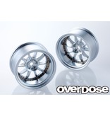 Overdose SSR Professor SP3 / Color: Matte Chrome / Offset: 11mm (2pcs)