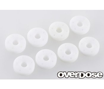 Overdose Machined PTFE Shock Piston Set for OD, TRF (φ0.5x5/φ0.5x6/φ0.6x5/φ0.6x6)