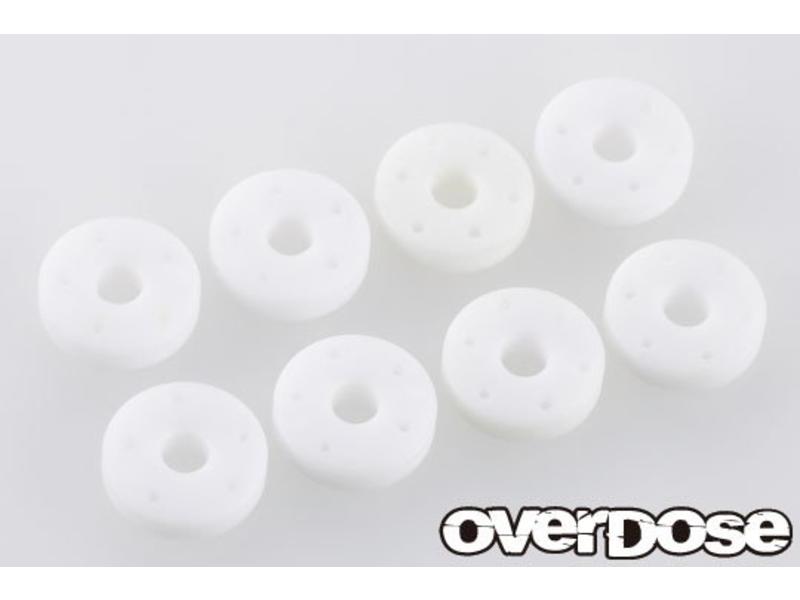 Overdose Machined PTFE Shock Piston Set for OD, TRF (φ0.5x5/φ0.5x6/φ0.6x5/φ0.6x6)