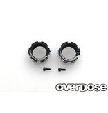 Overdose Aluminum Shock Adjust Nut for HG Shock / Color: Black (2pcs)